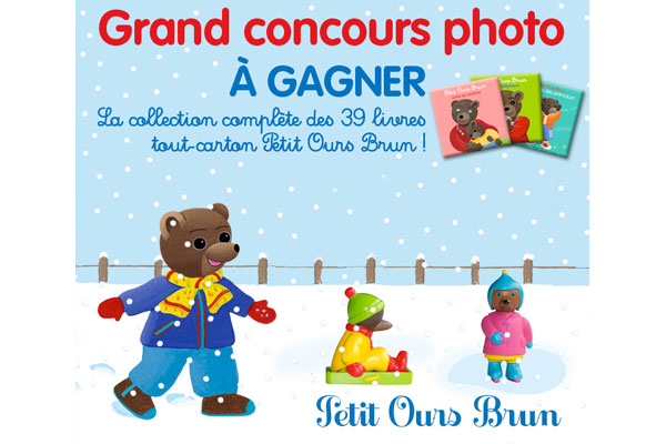 Grand concours photo Petit Ours Brun et la neige