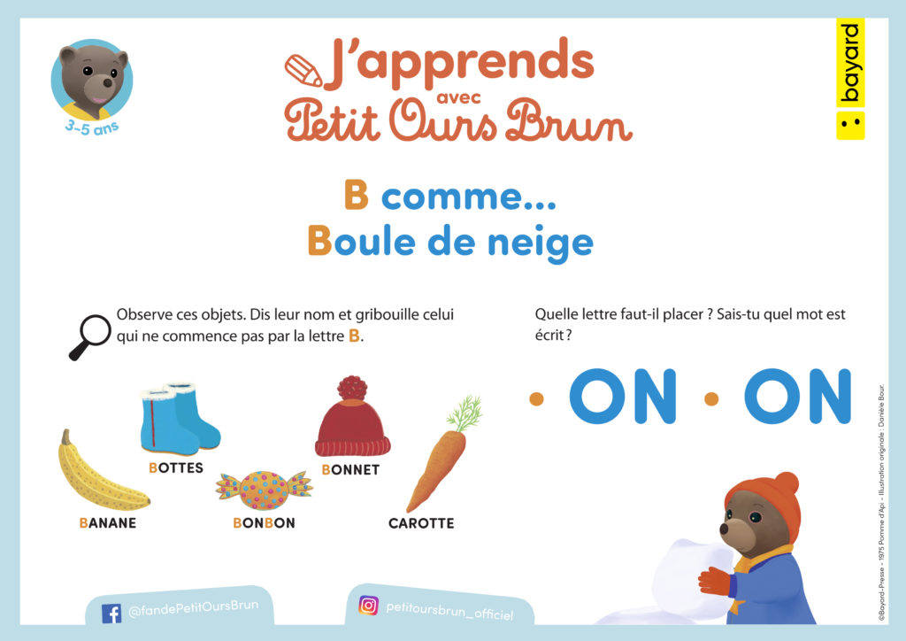 Le Nouveau Magazine “J'apprends Avec Petit Ours Brun” - Petit Ours Brun